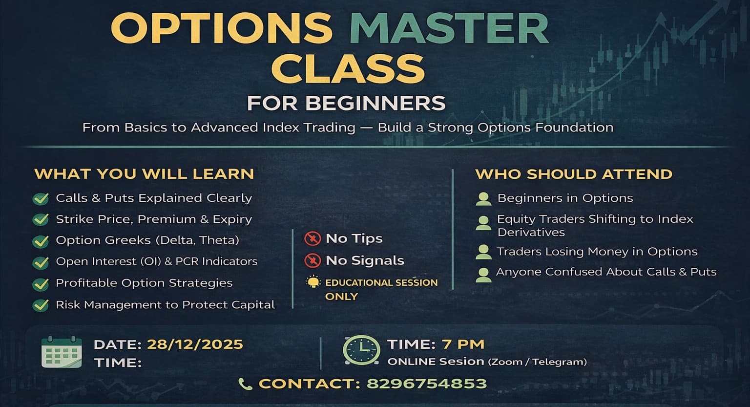 WEBNARS OPTIONS MASTERCLASS